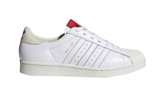 424 x adidas Shell Toe Core White