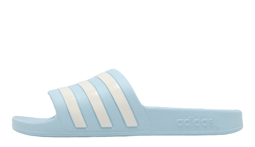 Adidas Adilette Aqua Glow Blue / Zero Metalic