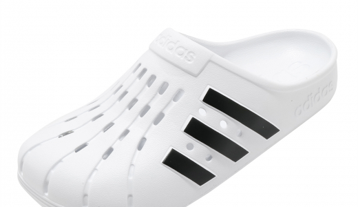 adidas Adilette Clog White Black