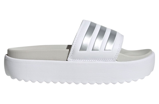 Adidas Adilette Platform WMNS Cloud White / Zero Metalic