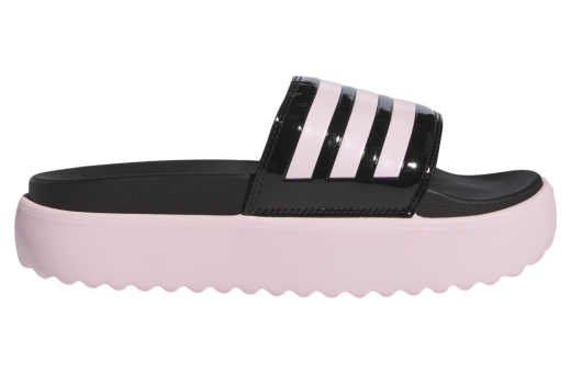 Adidas Adilette Platform WMNS Core Black / Clear Pink