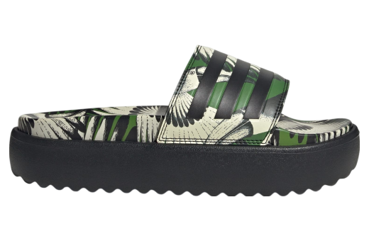 Adidas Adilette Platform WMNS Crew Green / Core Black