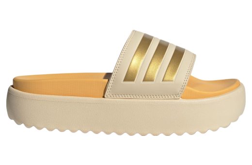 Adidas Adilette Platform WMNS Crystal Sand / Gold Metallic