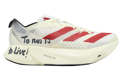 Adidas Adizero Adios Pro 3 RW5 Off White / Better Scarlet