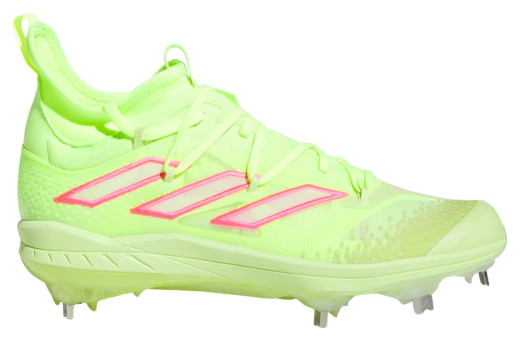 Adidas Adizero Afterburner 9 Nwv Cleats Lucid Lemon / Lucid Pink