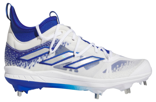 Adidas Adizero Afterburner 9 Nwv Cleats Royal Blue / Silver Metallic