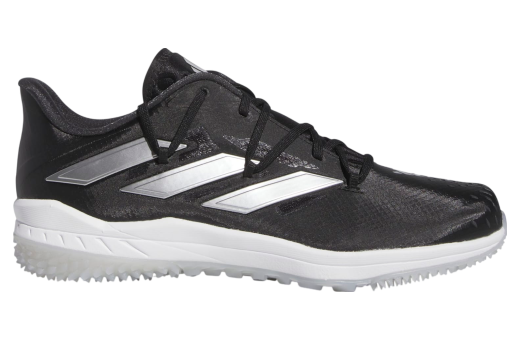 Adidas Adizero Afterburner 9 Turf Baseball Core Black / Silver Metallic