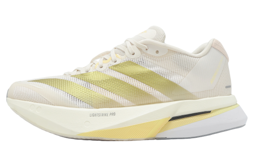 アディダスADIZERO BOSTON 13 ホワイト/ゴールド 22.5㎝ adidas adizero Boston 13 Men's Running Shoes - Chalk White