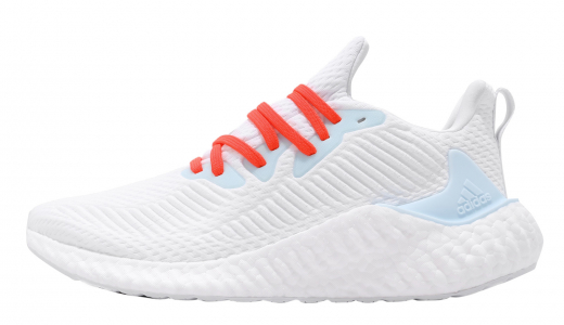 Adidas AlphaBoost White Blue Solar Red