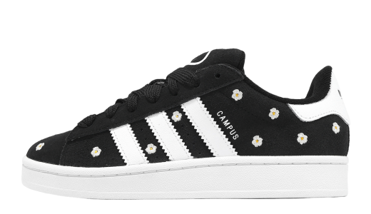 Adidas Campus 00s Core Black / Cloud White (Flowers)