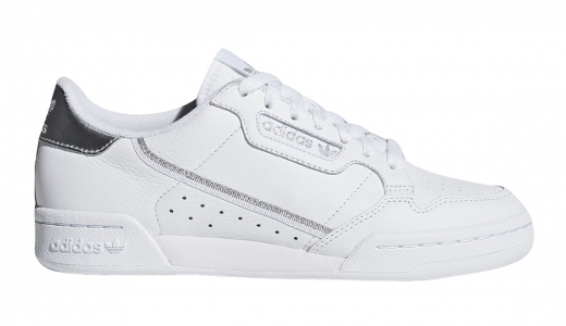 Adidas Continental 80 White Silver