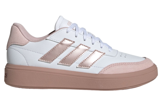 Adidas Courtblock GS Cloud White / Sandy Pink Met.