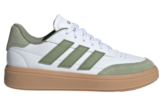 Adidas Courtblock GS Cloud White / Tent Green