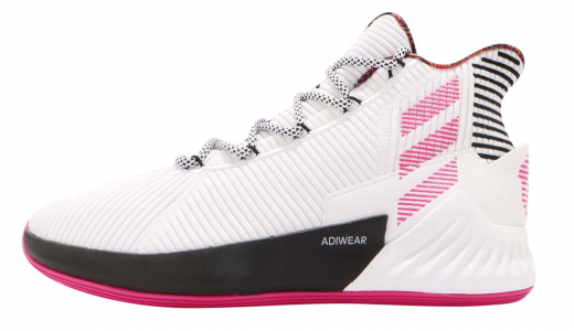 Adidas D Rose 9 Cloud White Shock Pink