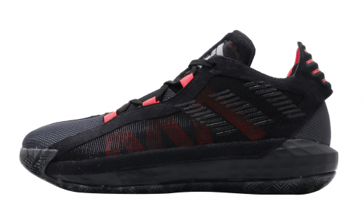 Adidas Dame 6 Core Black Shock Red