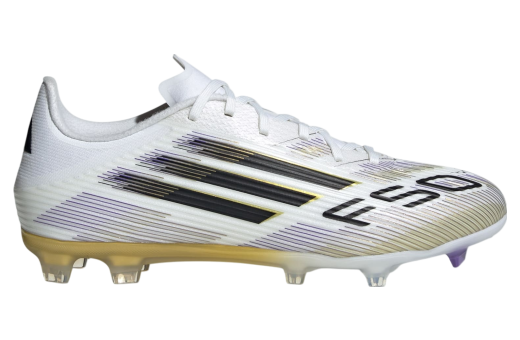 Adidas F50 Elite FG Cloud White / Core Black / Gold Metallic