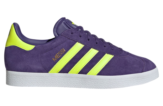 Adidas Gazelle Messi Soccer Purple / Lucid Lemon