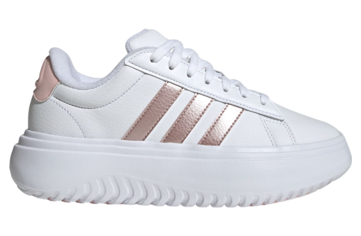 Adidas Grand Court Platform WMNS Cloud White / Sandy Pink Met.