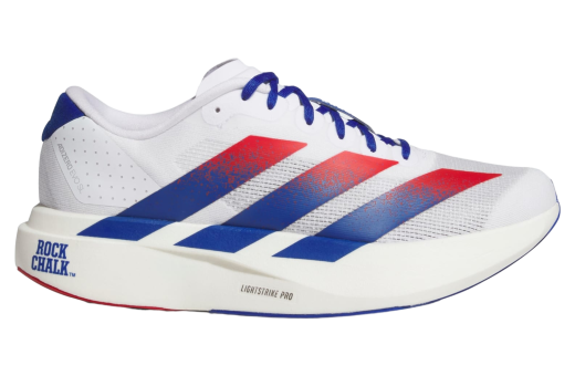 Adidas Kansas Jayhawks Adizero Evo SL Cloud White / Collegiate Royal