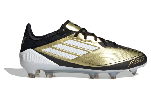 Adidas Messi F50 Pro FG Gold Metallic / Cloud White