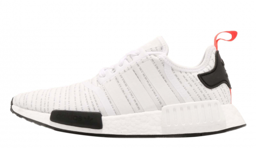 Adidas NMD R1 White Red Black