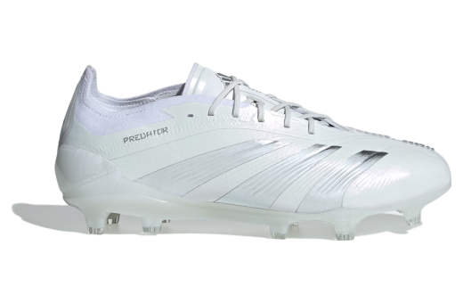 Adidas Predator 24 Elite Low FG Cloud White / Silver Metallic