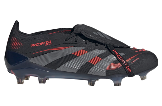 Adidas Predator Elite Fold-Over Tongue FG Core Black / Grey