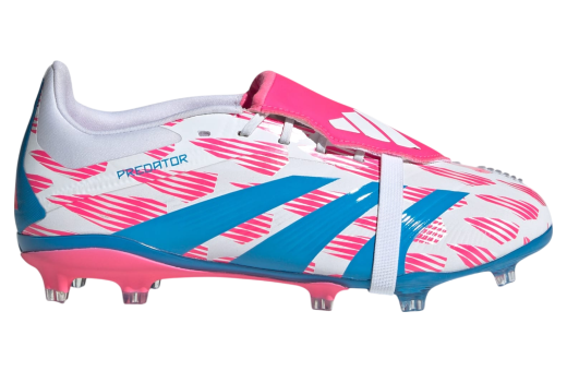 Adidas Predator Elite Foldover Tongue FG GS Cloud White / Solar Blue