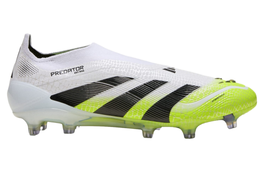 Adidas Predator Elite Laceless FG Cloud White / Core Black / Lucid Lemon