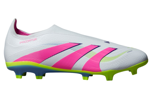 Adidas Predator League Laceless FG/MG Cloud White / Lucid Pink