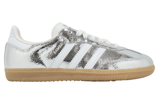 ◆adidas◆ Samba OG Silver White JR0035 adidas WMNS Samba OG Metallic Silver White JR0035 Women's