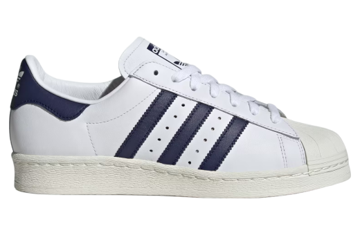 Adidas Superstar 82 Shoes Cloud White/Dark Blue