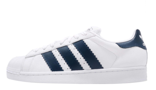 Adidas Superstar Cloud White Collegiate Navy