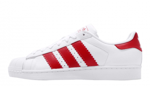 Adidas Superstar Cloud White Scarlet