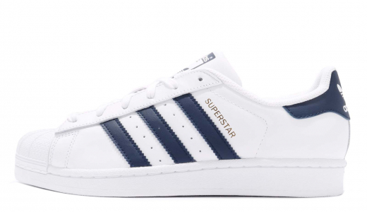 Adidas Superstar Footwear White Navy