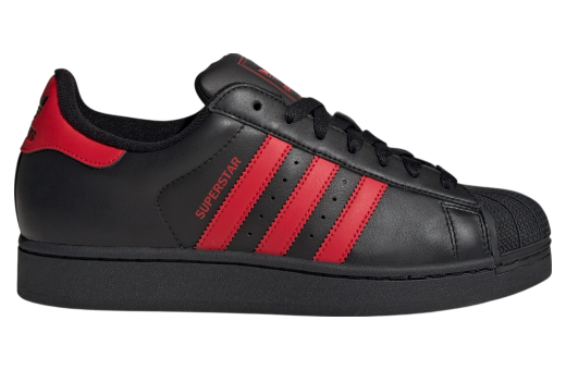 Adidas Superstar II Core Black / Better Scarlet