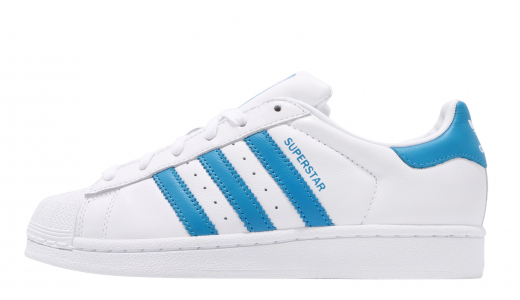 Adidas Superstar White Blue