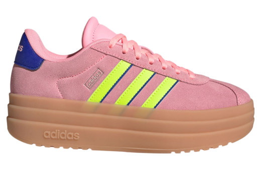 Adidas VL Court Bold GS Pink Spark / Lucid Lemon