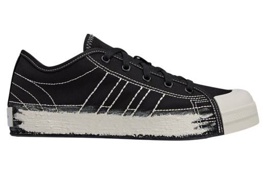 ◆正規品◆ADIDAS Y-3 YOHJI COURT TN LO BLACK◆関税/送料込◆ Sneaker Y-3 Yohji Court TN Lo in black canvas