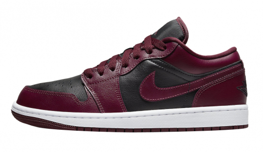 Air Jordan 1 Low Black Maroon