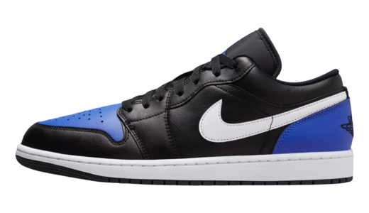 Air Jordan 1 Low Black Royal Toe