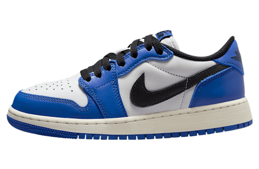 Air Jordan 1 Low Game Royal GS White / Game Royal