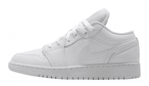 Air Jordan 1 Low GS Triple White