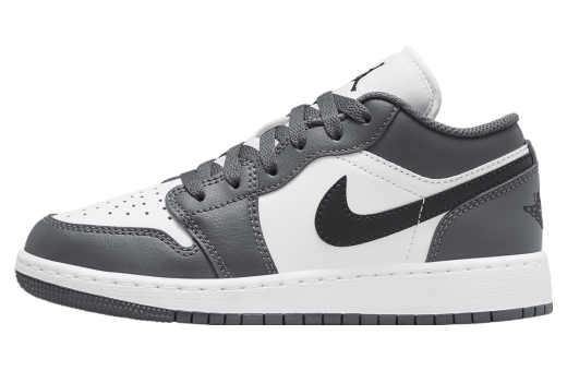 Air Jordan 1 Low GS White / Iron Grey