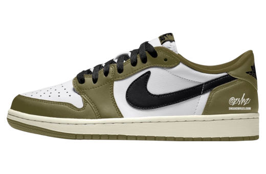 Air Jordan 1 Low OG Medium Olive / Black - Mar 2026 - HQ6998