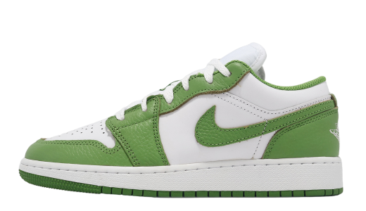 Air Jordan 1 Low SE BG White / Chlorophyll