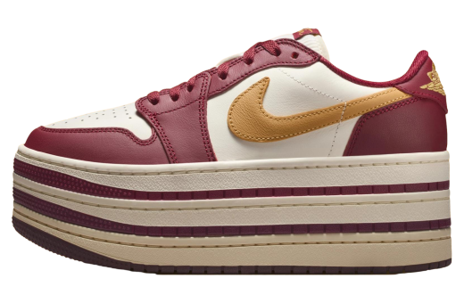 Air Jordan 1 Low Triple Stack Team Red / Pale Ivory