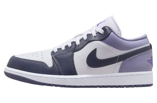 Air Jordan 1 Low White / Purple