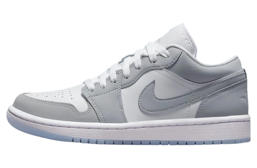 Air Jordan 1 Low WMNS White Wolf Grey Aluminum