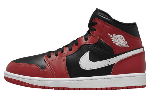 Air Jordan 1 Mid Black / Gym Red